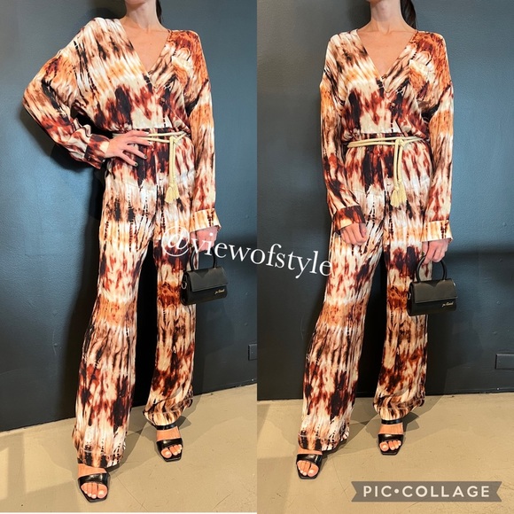 Nanushka Multicolor Tie-Dye Jumpsuit NWT - Picture 4 of 15